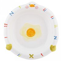 Тарелка глубокая фарфоровая "Утка" (400 мл)