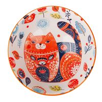 Салатник фарфоровый "Kawaii Forest. Cat" (800 мл)