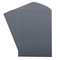Фетр листовой жесткий (20х30 см; серый; 12 листов)