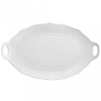 Блюдо фарфоровое "Русь" (286х174х25 мм)