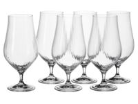 Бокал для пива стеклянный "Tulipa Optic" (6 шт.; 540 мл)