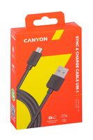 Кабель Canyon UM-1 USB 2.0-MicroUSB (чёрный)