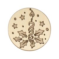 Деревянная заготовка "Свеча"