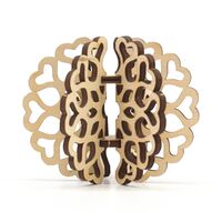 Деревянная заготовка сборная "Снежинка"