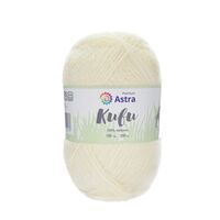 Пряжа "Киви №03" (100 г; 200 м; белый)