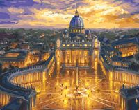 Картина по номерам "Площадь Святого Петра" (400х500 мм)