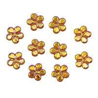 Украшения кабошоны "Цветы" (10 шт.)