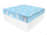 Подарочная коробка "Кря" (20х20х8 см)