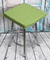 Подушка на стул "Velours Cuadro" (33х33 см; фисташковая)
