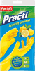 Перчатки хозяйственные резиновые "Запах лимона" (S; 1 пара)