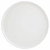 Тарелка мелкая фарфоровая "Эстетик" (255 мм; белоснежный)