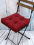 Подушка на стул "Velours" (40х40 см; красная)