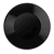 Тарелка обеденная стеклянная "Бароло" (240 мм; черный)