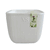 Горшок с дренажной системой "Фабио" (4,7 л; белый)